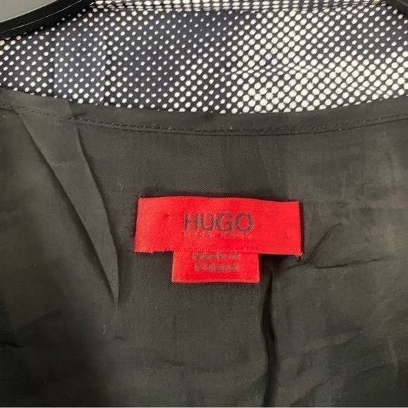 Hugo Boss Sleeveless Mini Dress Silky Wrap Style Business Casual Office - Picture 3 of 13